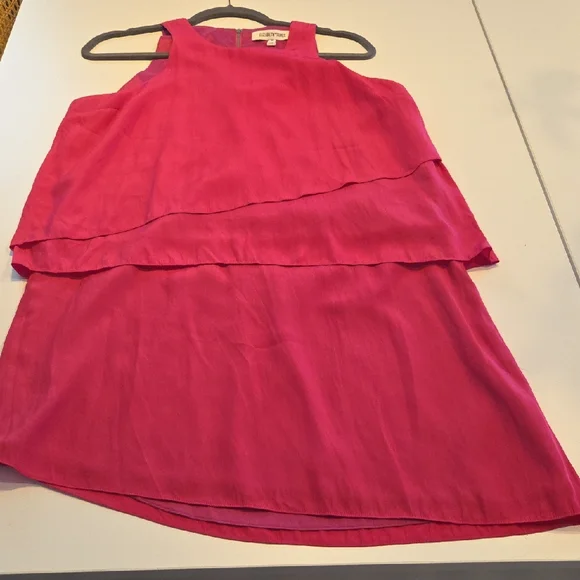 blue dress for baby girl ELIZABETH and JAMES Size 4 Black Polyester Blend Two Tone Sleeveless Dress  – Sui Generis Designer Consignment main image 0